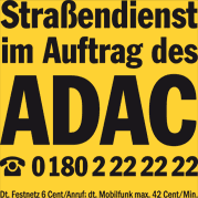 Straßendienst im Auftrag des ADAC - 01802 22 22 22
